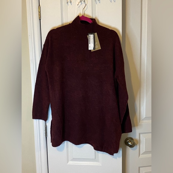 High Neck Knit Sweater - Picture 2 of 12